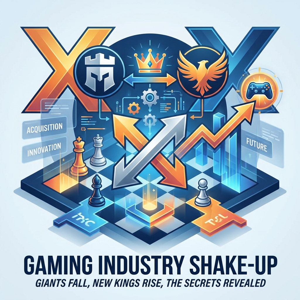 【游戏圈风云再起】巨头易主，新王登基，行业洗牌背后的秘密